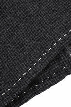 画像をギャラリービューアに読み込む, Y's for men BLOUSON with HAND STITCH / HOUNDSTOOTH WOOL (BLACK)