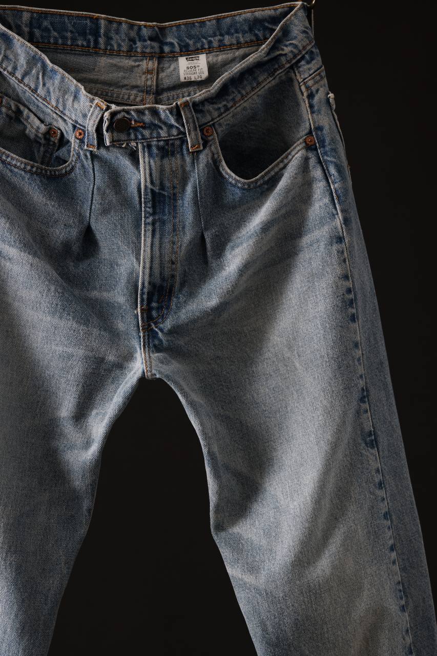 画像をギャラリービューアに読み込む, CHANGES REMAKE DENIM PANTS / VINTAGE LEVI’S JEANS (INDIGO #D)