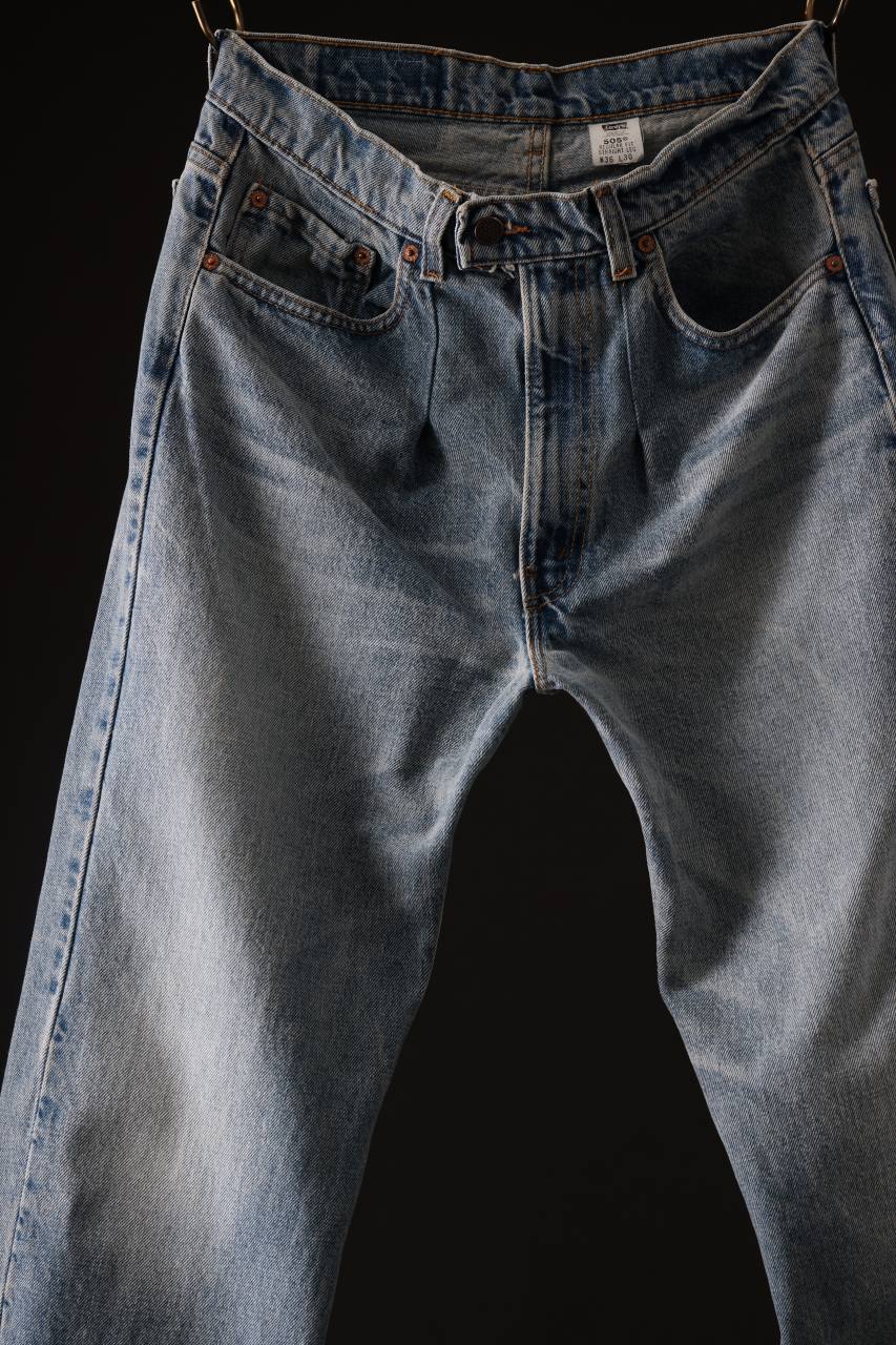 画像をギャラリービューアに読み込む, CHANGES REMAKE DENIM PANTS / VINTAGE LEVI’S JEANS (INDIGO #D)