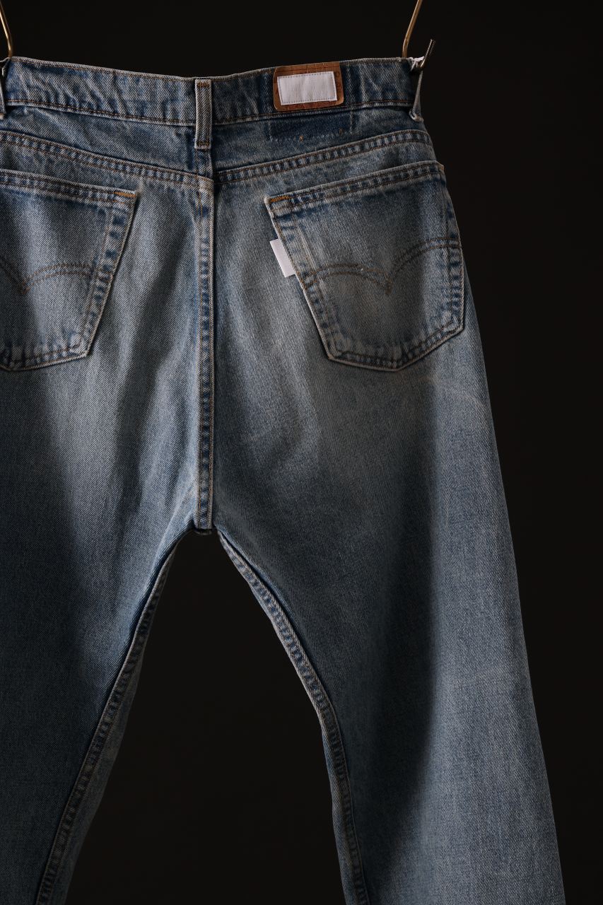 画像をギャラリービューアに読み込む, CHANGES REMAKE DENIM PANTS / VINTAGE LEVI’S JEANS (INDIGO #D)