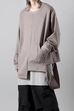 画像をギャラリービューアに読み込む, A.F ARTEFACT BOMBERHEAT® ASYMMETRY LOOP HEM TOPS (BROWN)