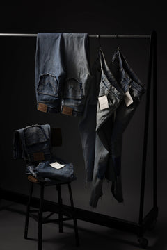 画像をギャラリービューアに読み込む, READYMADE DENIM PANTS - FLARE / (BLUE #D)