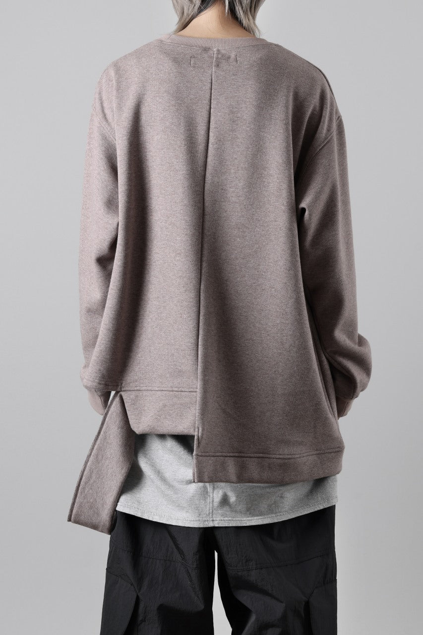 画像をギャラリービューアに読み込む, A.F ARTEFACT BOMBERHEAT® ASYMMETRY LOOP HEM TOPS (BROWN)