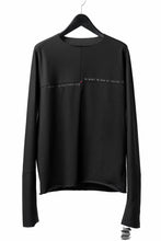 Load image into Gallery viewer, m.a+ written one piece long sleeve t-shirt / T211D/W/JM11 (BLACK)