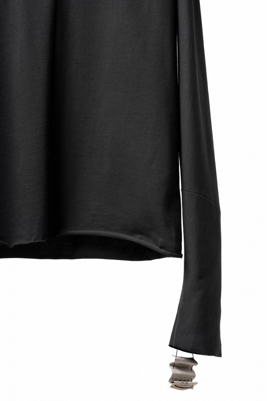 Load image into Gallery viewer, m.a+ written one piece long sleeve t-shirt / T211D/W/JM11 (BLACK)