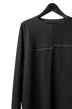 Load image into Gallery viewer, m.a+ written one piece long sleeve t-shirt / T211D/W/JM11 (BLACK)