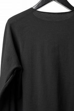 画像をギャラリービューアに読み込む, m.a+ written one piece long sleeve t-shirt / T211D/W/JM11 (BLACK)