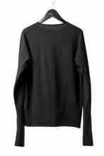 Load image into Gallery viewer, m.a+ written one piece long sleeve t-shirt / T211D/W/JM11 (BLACK)