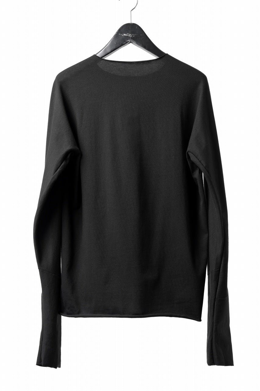 Load image into Gallery viewer, m.a+ written one piece long sleeve t-shirt / T211D/W/JM11 (BLACK)