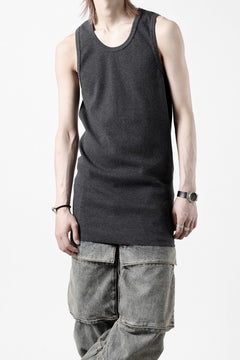 画像をギャラリービューアに読み込む, N/07 MINIMAL TANK TOP / SUPER STRETCH BARE TELECO (HEATHER GREY)