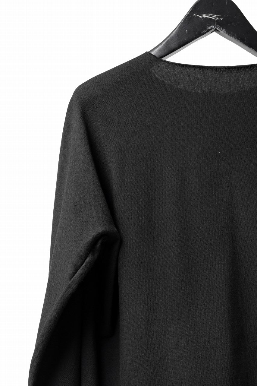 Load image into Gallery viewer, m.a+ written one piece long sleeve t-shirt / T211D/W/JM11 (BLACK)