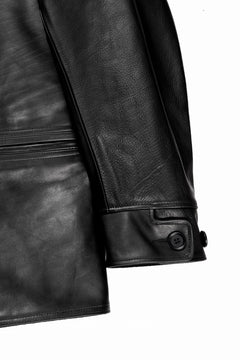 画像をギャラリービューアに読み込む, Y's for men x MASSES LEATHER CAR COAT / MA HORSE LEATHER (BLACK)
