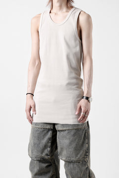 画像をギャラリービューアに読み込む, N/07 MINIMAL TANK TOP / SUPER STRETCH BARE TELECO (LIGHT BEIGE)