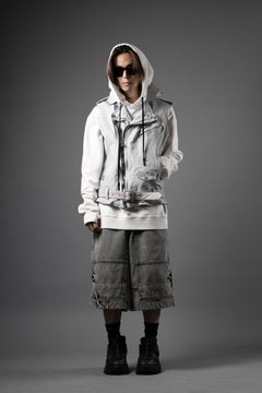 画像をギャラリービューアに読み込む, ISAMU KATAYAMA BACKLASH JP-CALF NATURAL DYED GARMENT-WASH DOUBLE RIDERS VEST (WHITE)