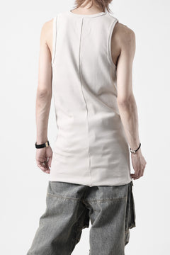 画像をギャラリービューアに読み込む, N/07 MINIMAL TANK TOP / SUPER STRETCH BARE TELECO (LIGHT BEIGE)