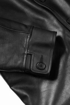 画像をギャラリービューアに読み込む, Y's for men x MASSES LEATHER CAR COAT / MA HORSE LEATHER (BLACK)