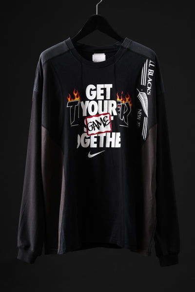 CHANGES VINTAGE REMAKE CURVE PANEL LONG SLEEVE T-SHIRT (MULTI #A)