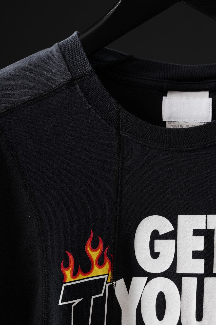 画像をギャラリービューアに読み込む, CHANGES VINTAGE REMAKE CURVE PANEL LONG SLEEVE T-SHIRT (MULTI #A)