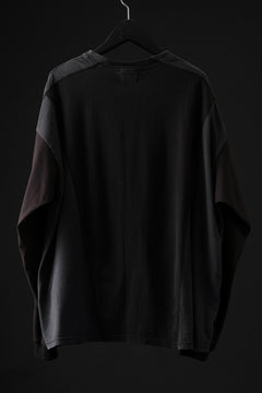 画像をギャラリービューアに読み込む, CHANGES VINTAGE REMAKE CURVE PANEL LONG SLEEVE T-SHIRT (MULTI #A)