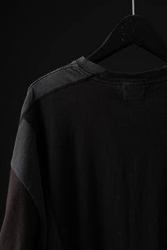 画像をギャラリービューアに読み込む, CHANGES VINTAGE REMAKE CURVE PANEL LONG SLEEVE T-SHIRT (MULTI #A)