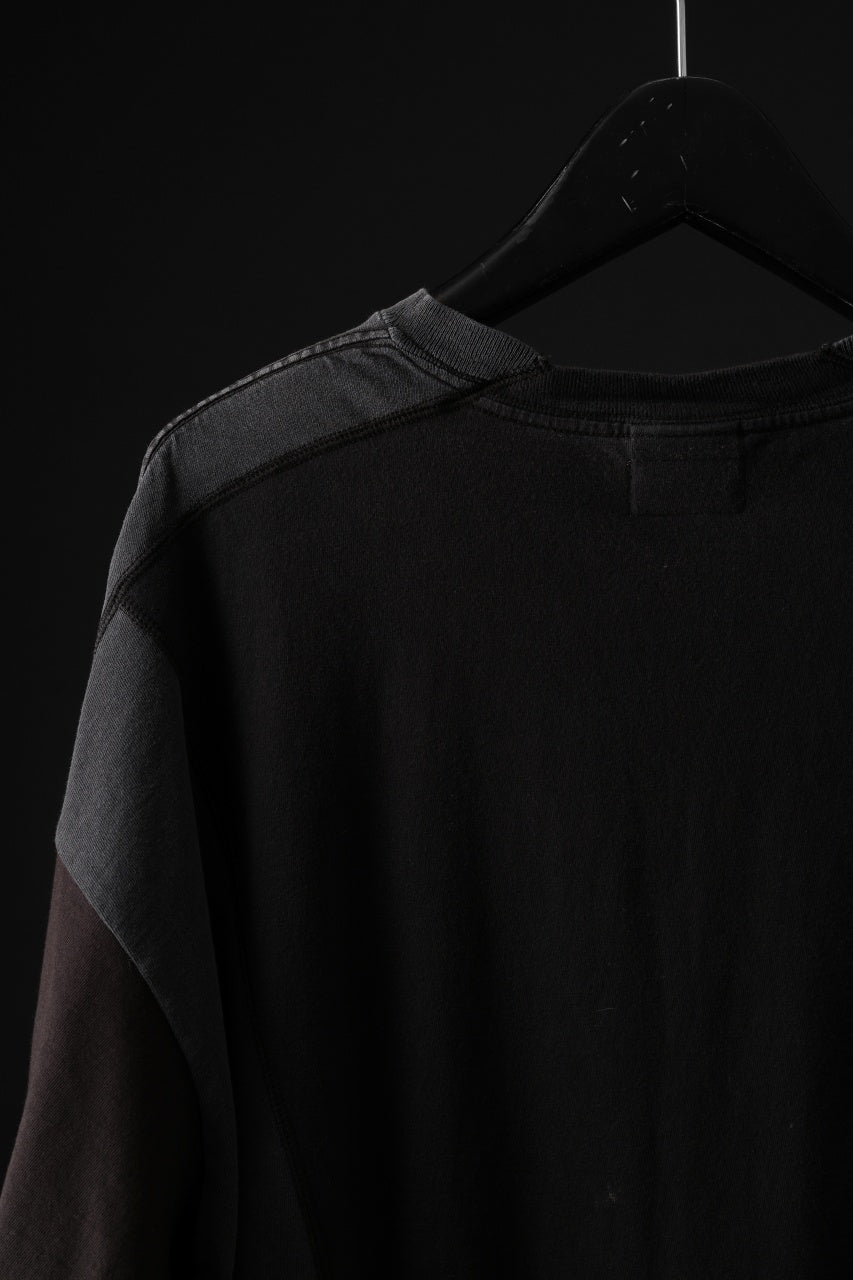 画像をギャラリービューアに読み込む, CHANGES VINTAGE REMAKE CURVE PANEL LONG SLEEVE T-SHIRT (MULTI #A)