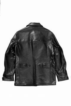 画像をギャラリービューアに読み込む, Y's for men x MASSES LEATHER CAR COAT / MA HORSE LEATHER (BLACK)
