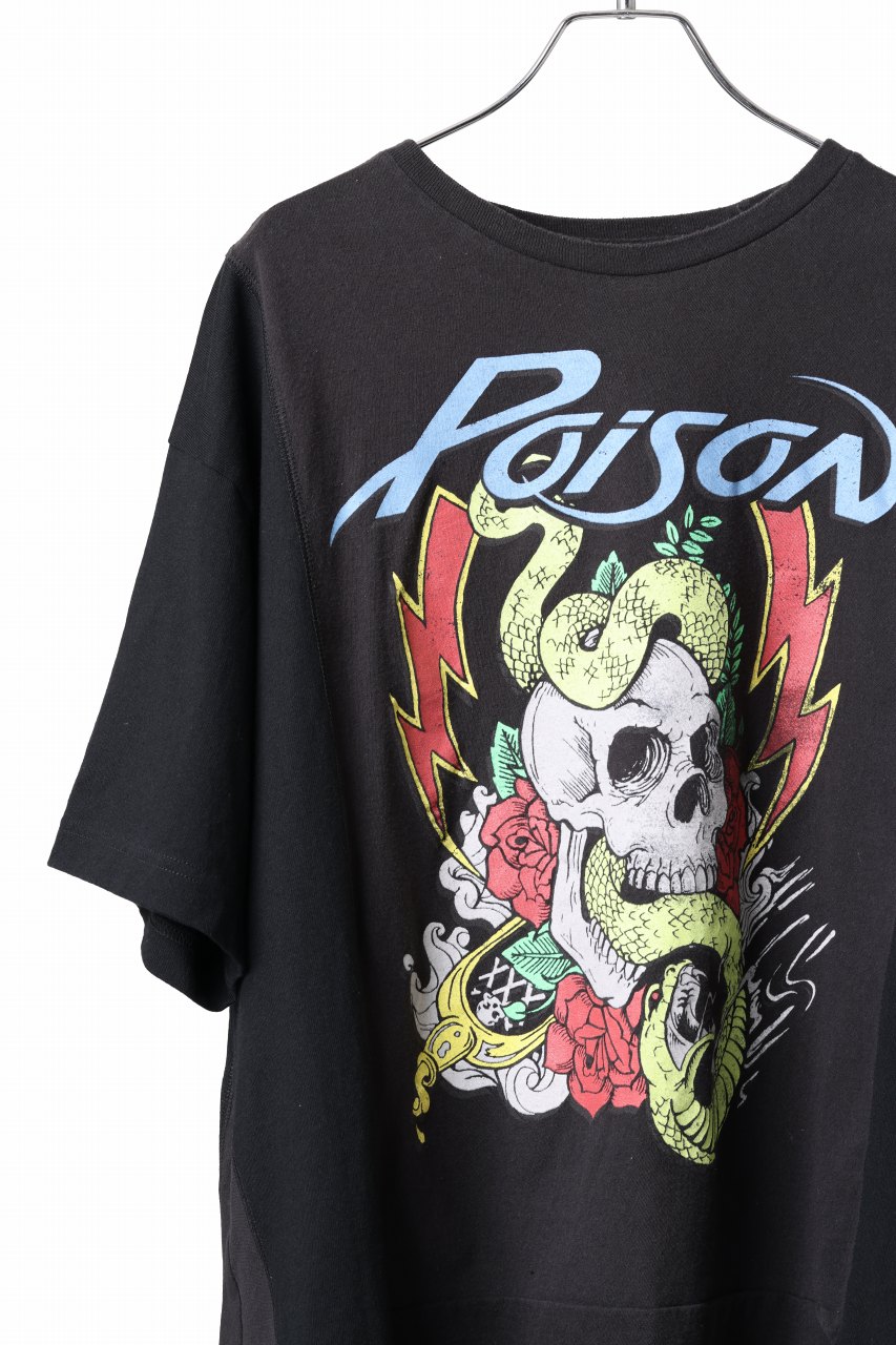 画像をギャラリービューアに読み込む, CHANGES x LOOM exclusive VINTAGE REMAKE T-SHIRT - new edition (BLACK #I)