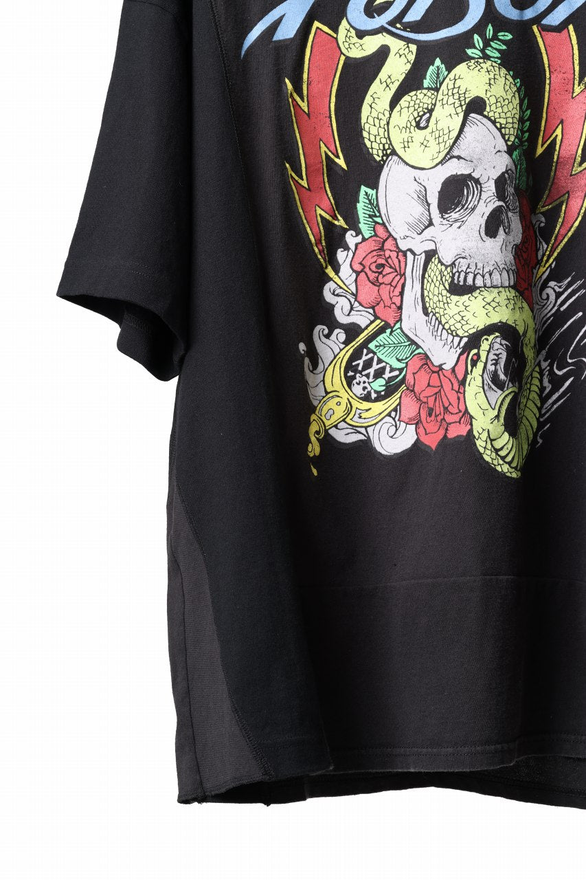 画像をギャラリービューアに読み込む, CHANGES x LOOM exclusive VINTAGE REMAKE T-SHIRT - new edition (BLACK #I)