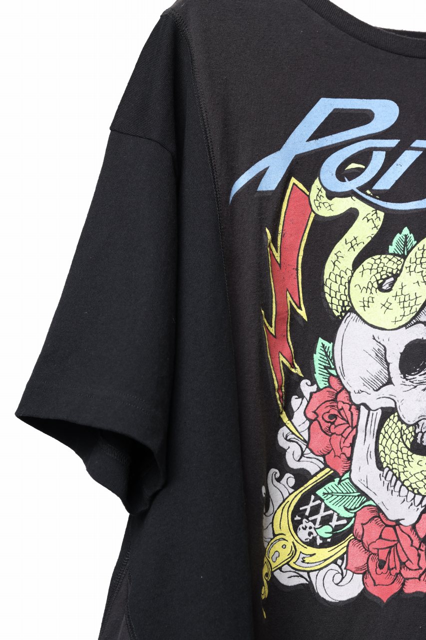 画像をギャラリービューアに読み込む, CHANGES x LOOM exclusive VINTAGE REMAKE T-SHIRT - new edition (BLACK #I)