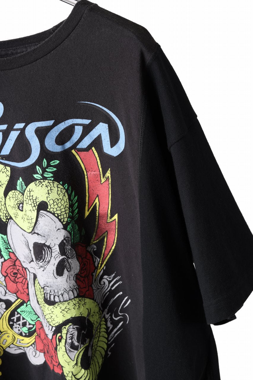 画像をギャラリービューアに読み込む, CHANGES x LOOM exclusive VINTAGE REMAKE T-SHIRT - new edition (BLACK #I)