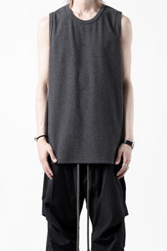 画像をギャラリービューアに読み込む, N/07 NO SLEEVE TOP / SUPER STRETCH BARE TELECO (HEATHER GREY)