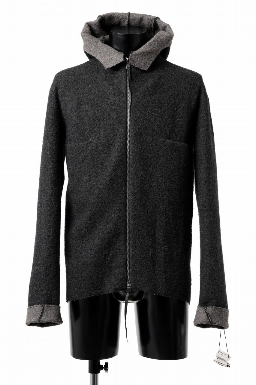 Load image into Gallery viewer, m.a+ unlined aviator jacket / J221DZ-/WLD (BLACK/BROWN)