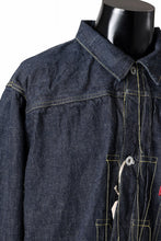 画像をギャラリービューアに読み込む, FULLCOUNT WWⅡ model Brown Cotton Denim Jacket / 13.7oz Zimbabwe Selvedge Denim (INDIGO BLUE / ONE WASHED)