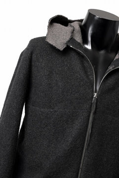 Load image into Gallery viewer, m.a+ unlined aviator jacket / J221DZ-/WLD (BLACK/BROWN)