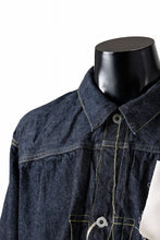 画像をギャラリービューアに読み込む, FULLCOUNT WWⅡ model Brown Cotton Denim Jacket / 13.7oz Zimbabwe Selvedge Denim (INDIGO BLUE / ONE WASHED)