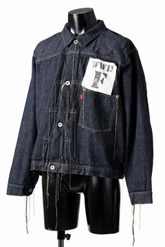 画像をギャラリービューアに読み込む, FULLCOUNT WWⅡ model Brown Cotton Denim Jacket / 13.7oz Zimbabwe Selvedge Denim (INDIGO BLUE / ONE WASHED)
