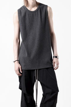 画像をギャラリービューアに読み込む, N/07 NO SLEEVE TOP / SUPER STRETCH BARE TELECO (HEATHER GREY)