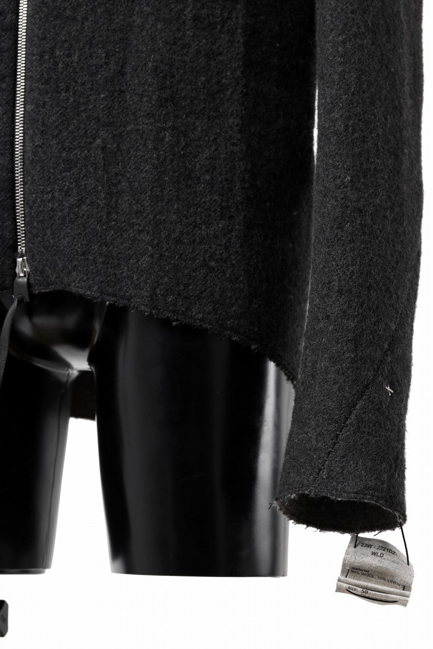 Load image into Gallery viewer, m.a+ unlined aviator jacket / J221DZ-/WLD (BLACK/BROWN)