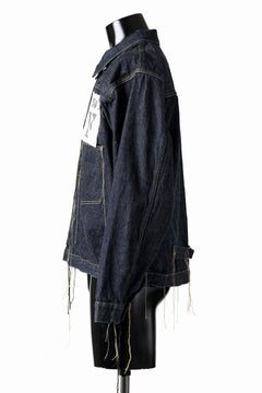画像をギャラリービューアに読み込む, FULLCOUNT WWⅡ model Brown Cotton Denim Jacket / 13.7oz Zimbabwe Selvedge Denim (INDIGO BLUE / ONE WASHED)