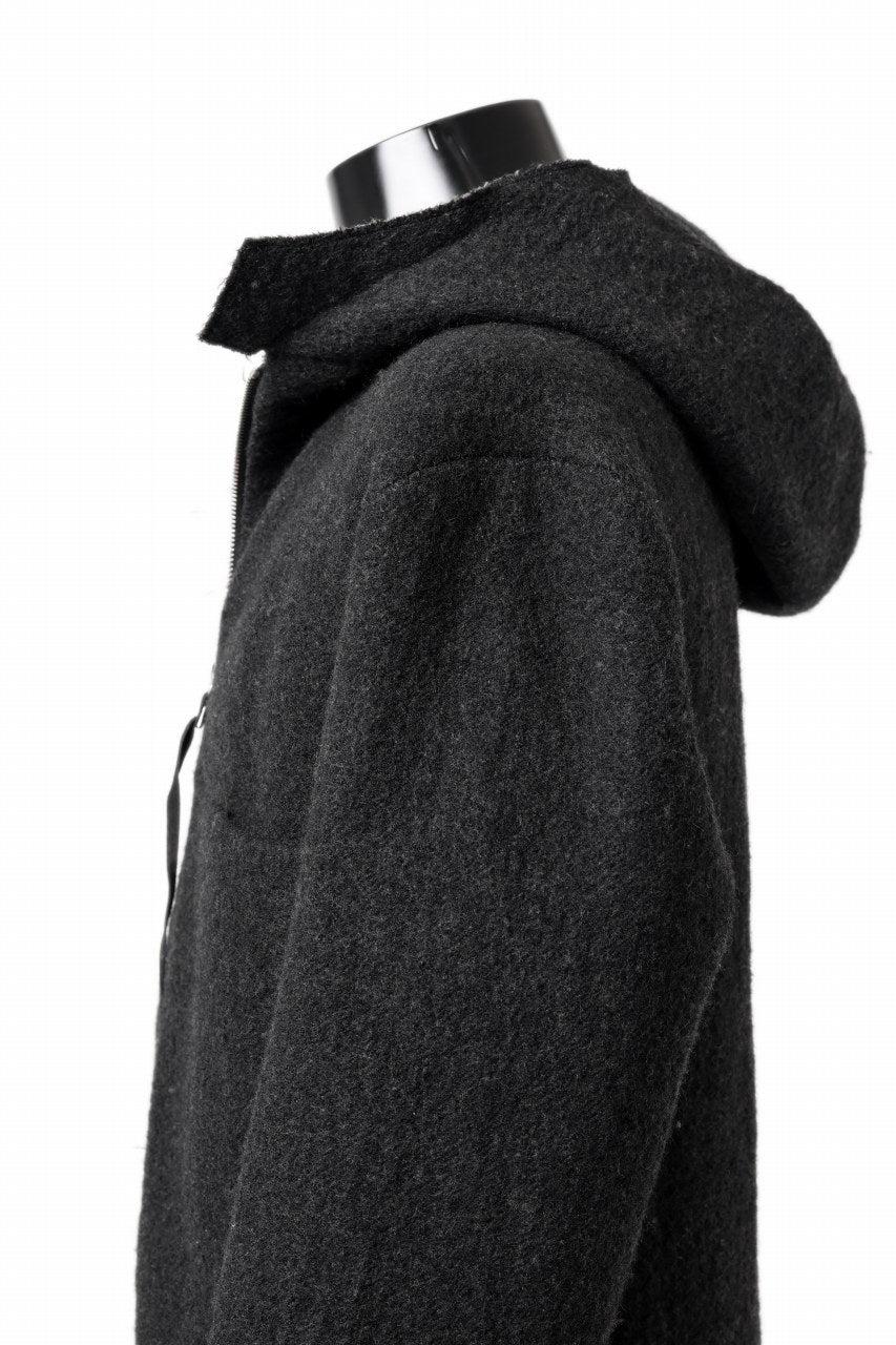 Load image into Gallery viewer, m.a+ unlined aviator jacket / J221DZ-/WLD (BLACK/BROWN)