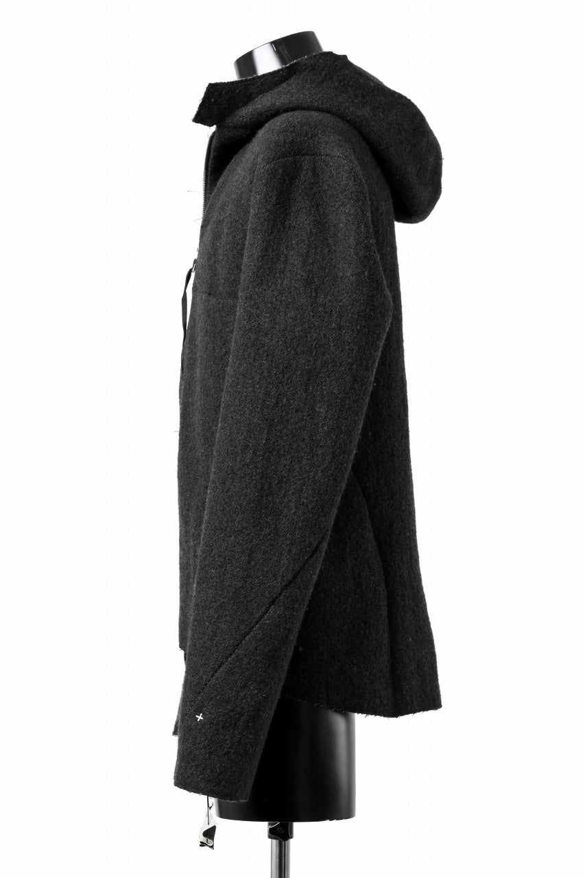 Load image into Gallery viewer, m.a+ unlined aviator jacket / J221DZ-/WLD (BLACK/BROWN)