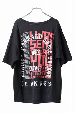 画像をギャラリービューアに読み込む, CHANGES x LOOM exclusive VINTAGE REMAKE T-SHIRT - new edition (BLACK #K)