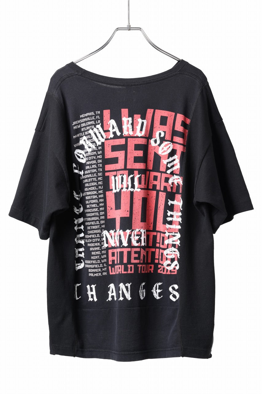 画像をギャラリービューアに読み込む, CHANGES x LOOM exclusive VINTAGE REMAKE T-SHIRT - new edition (BLACK #K)