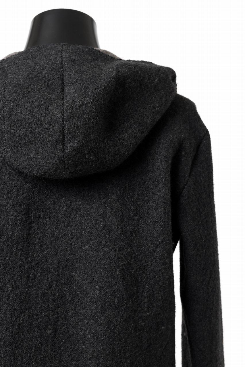 Load image into Gallery viewer, m.a+ unlined aviator jacket / J221DZ-/WLD (BLACK/BROWN)