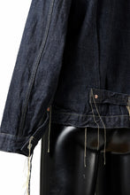 画像をギャラリービューアに読み込む, FULLCOUNT WWⅡ model Brown Cotton Denim Jacket / 13.7oz Zimbabwe Selvedge Denim (INDIGO BLUE / ONE WASHED)