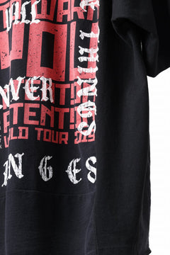 画像をギャラリービューアに読み込む, CHANGES x LOOM exclusive VINTAGE REMAKE T-SHIRT - new edition (BLACK #K)