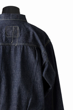 画像をギャラリービューアに読み込む, FULLCOUNT WWⅡ model Brown Cotton Denim Jacket / 13.7oz Zimbabwe Selvedge Denim (INDIGO BLUE / ONE WASHED)