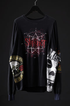 画像をギャラリービューアに読み込む, CHANGES VINTAGE REMAKE QUINTET PANEL LONG SLEEVE T-SHIRT (MULTI #F)