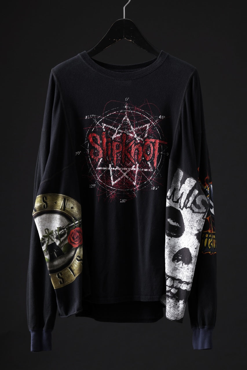 画像をギャラリービューアに読み込む, CHANGES VINTAGE REMAKE QUINTET PANEL LONG SLEEVE T-SHIRT (MULTI #F)