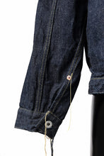 画像をギャラリービューアに読み込む, FULLCOUNT WWⅡ model Brown Cotton Denim Jacket / 13.7oz Zimbabwe Selvedge Denim (INDIGO BLUE / ONE WASHED)